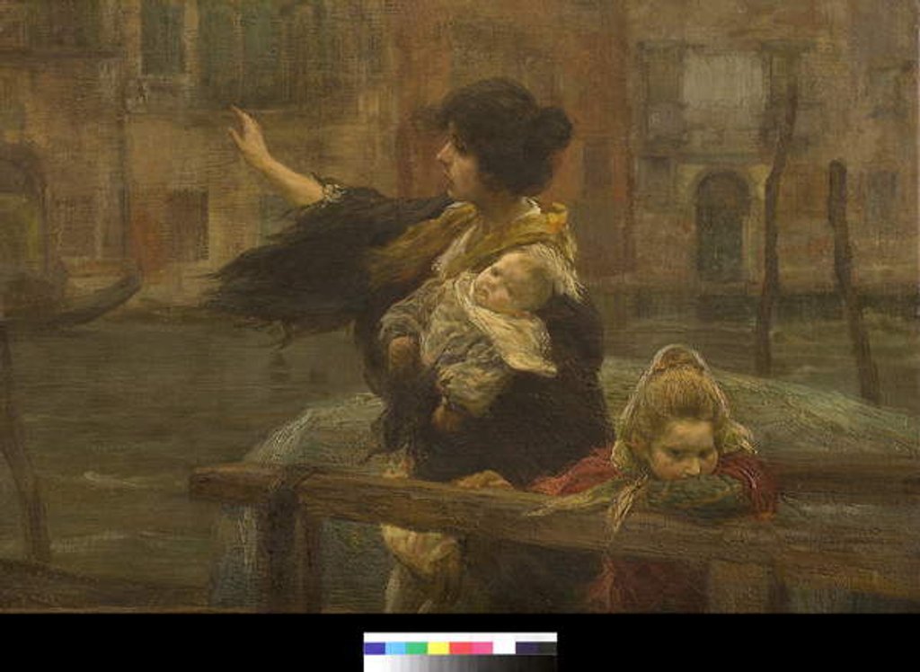 Detail of The Crossing or The departure of the Sailor, 1901 by Alessandro Milesi