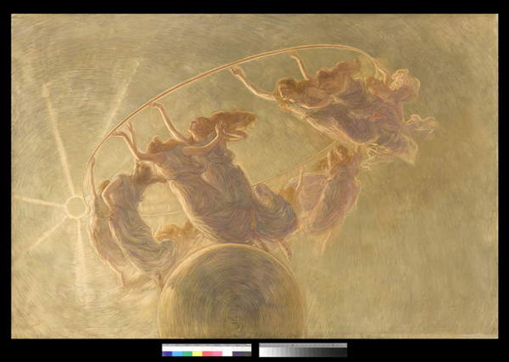 Detail of The Dance of the Hours, 1889 by Gaetano Previati