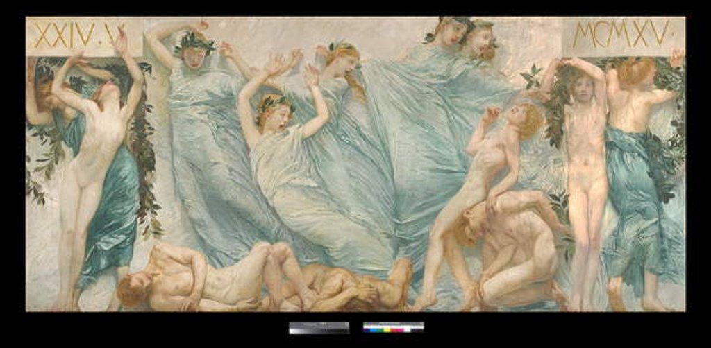 Detail of The awakening, 1904-23 by Giulio Aristide Sartorio