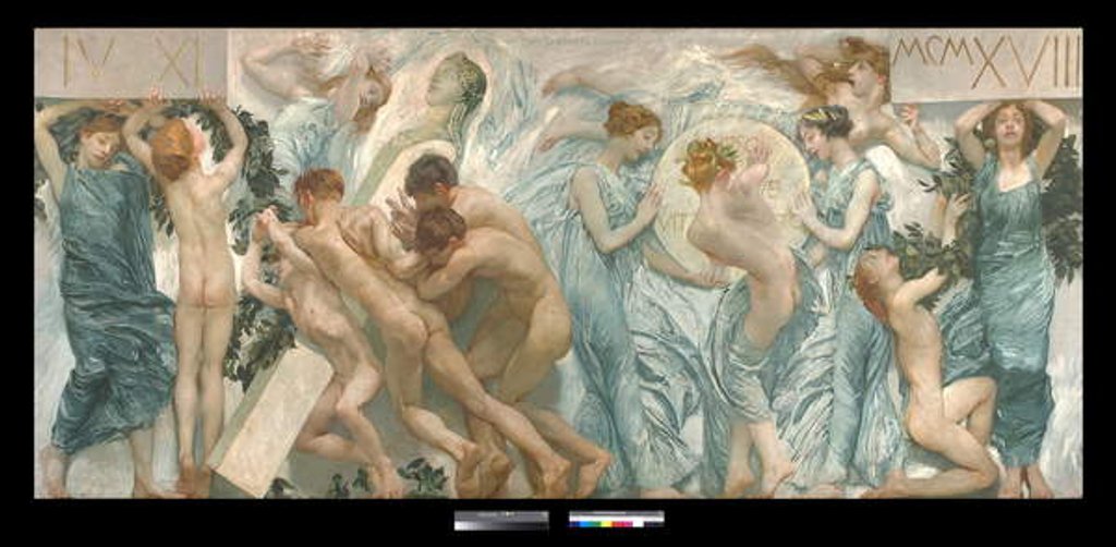 Detail of Rite, 1904-23 by Giulio Aristide Sartorio