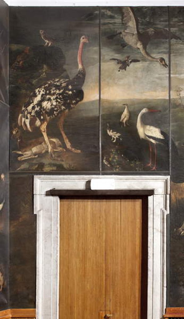 Detail of Animals, Myth of Orpheus, detail by Italian School