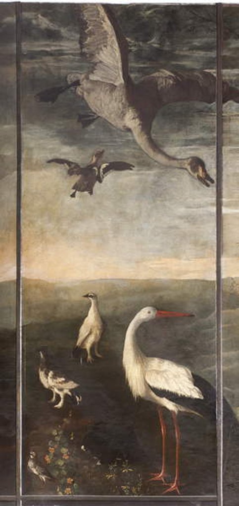 Detail of Animals, Myth of Orpheus, detail by Italian School