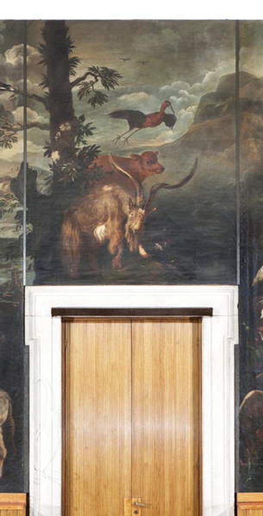 Detail of Animals, Myth of Orpheus, detail by Italian School