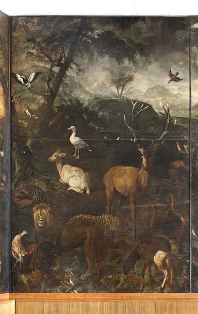 Detail of Animals, Myth of Orpheus, detail by Italian School