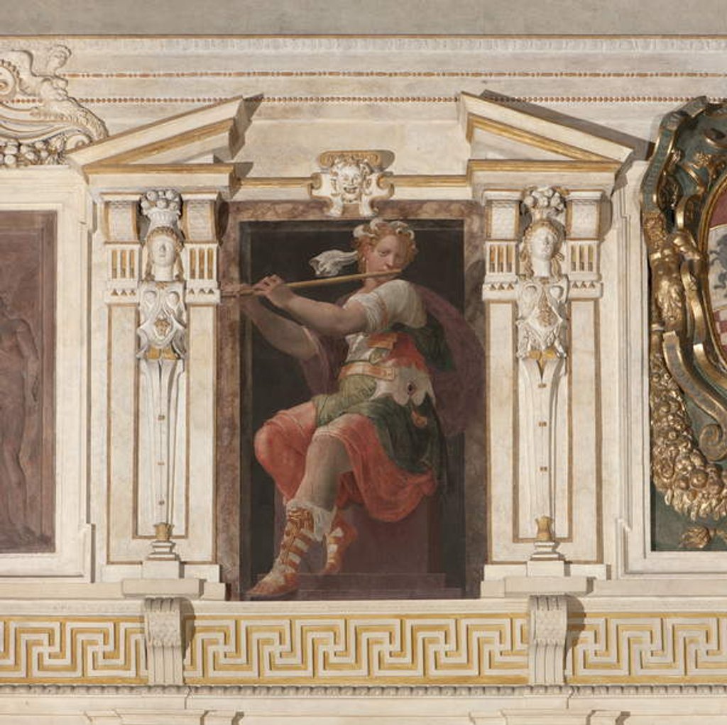 Detail of Allegorial figure by Italian School