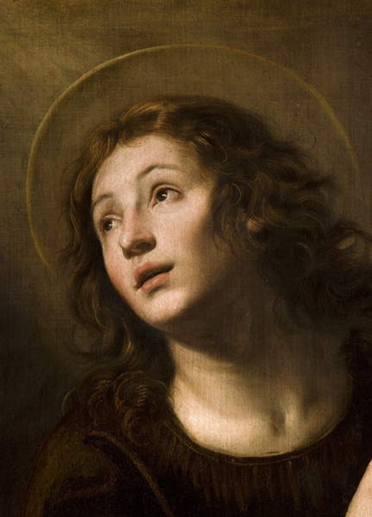 Detail of Saint John the Evangelist by Giuseppe Vermiglio
