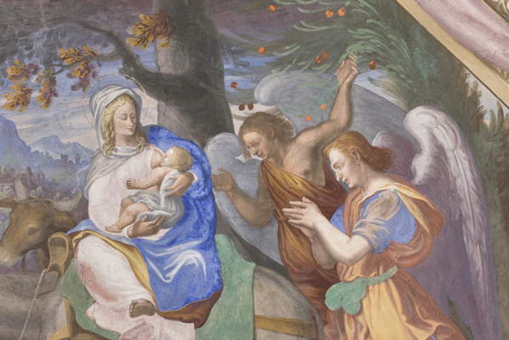 Detail of Scenes from the Virgin Mary's life, detail of 3498750 by Michelangelo Carminati
