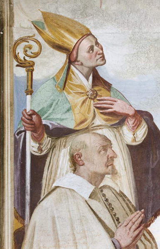 Detail of Coronation of the Virgin by Carlo Innocenzo Carloni