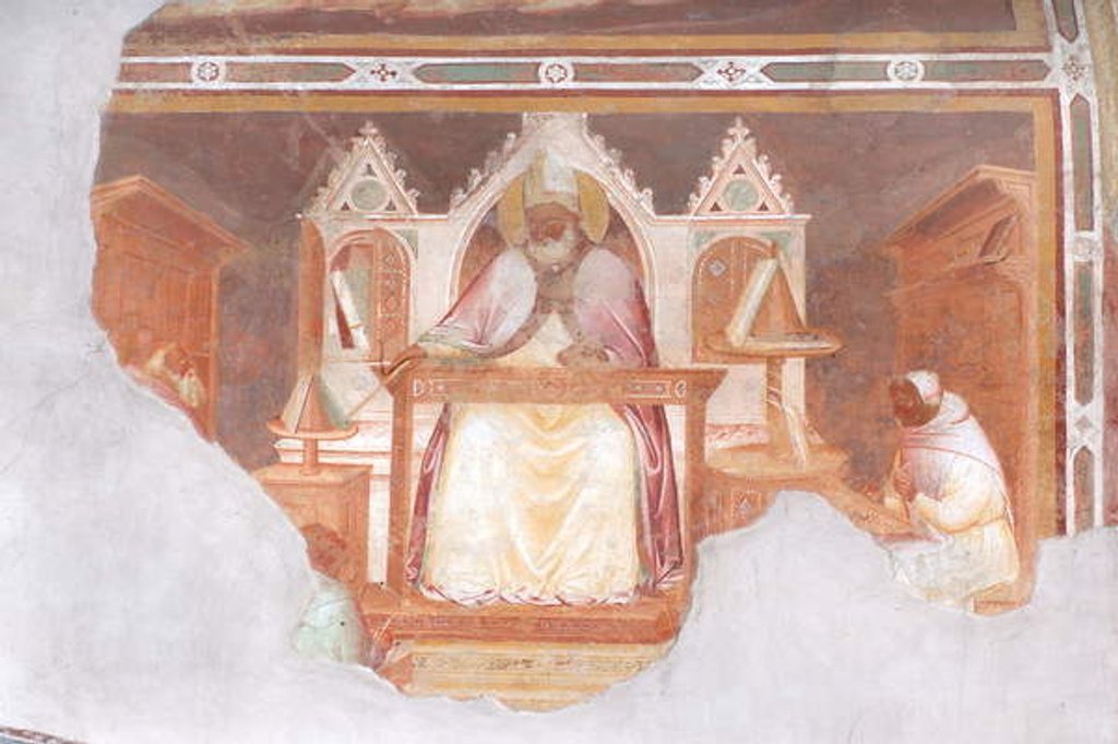 Detail of Bishop by Italian School
