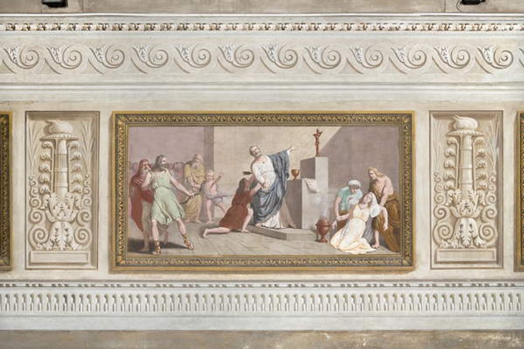 Detail of Stories of Christ, 1841 by Giovanni Chiarini