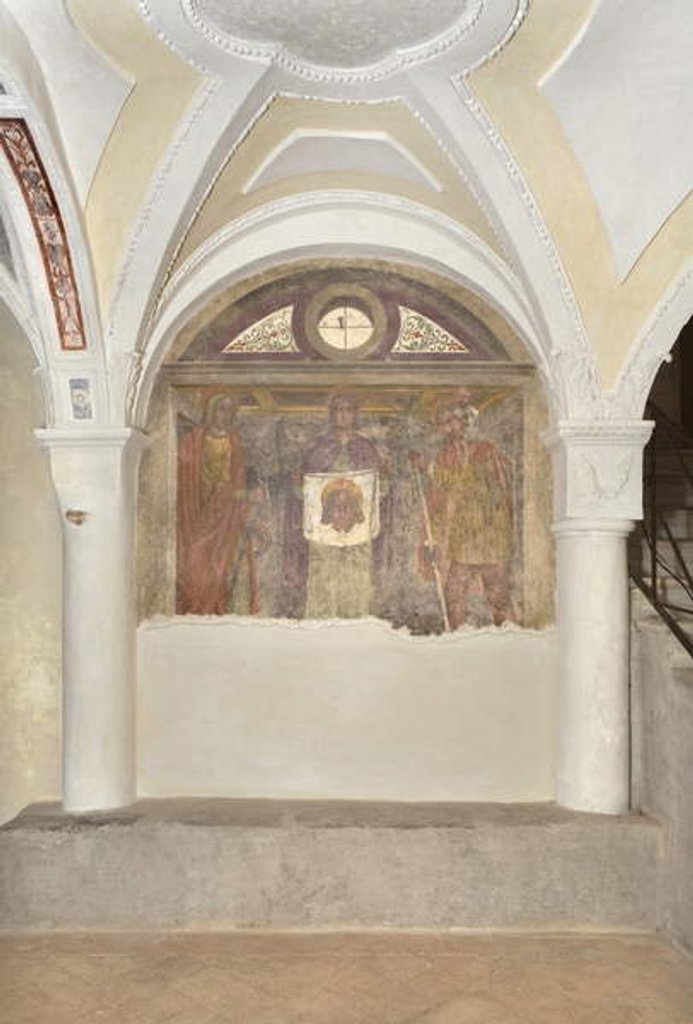 Detail of Veronica between Saint Christopher and the Holy Knight, 1520 by Lombard School