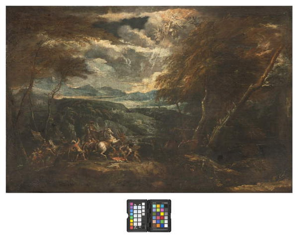 Detail of The Conversion of Saint Paul, 1710-20 by Ilario Giacinto Lo Spolverini Mercanti