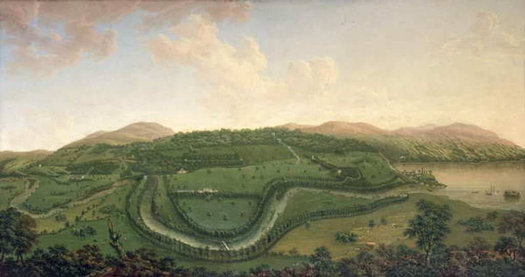 Detail of Taymouth from the North, 1755 by John Sanger