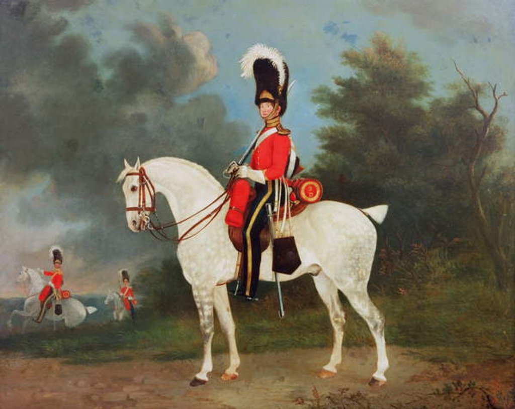Detail of Sergeant Wallace, Royal Scots Greys 1832 by School Scottish
