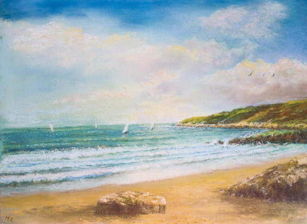 Detail of Devon Seascape, 2000 by Margo Starkey