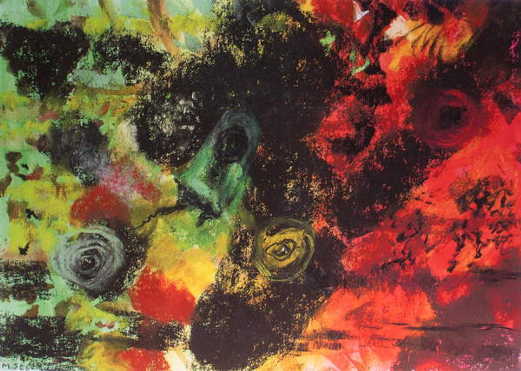 Detail of My Jumbled Mind, 2017 by Margo Starkey