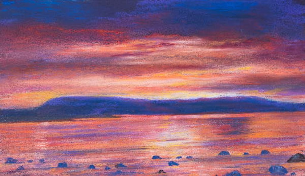 Detail of Bright sky over Dorset by Margo Starkey