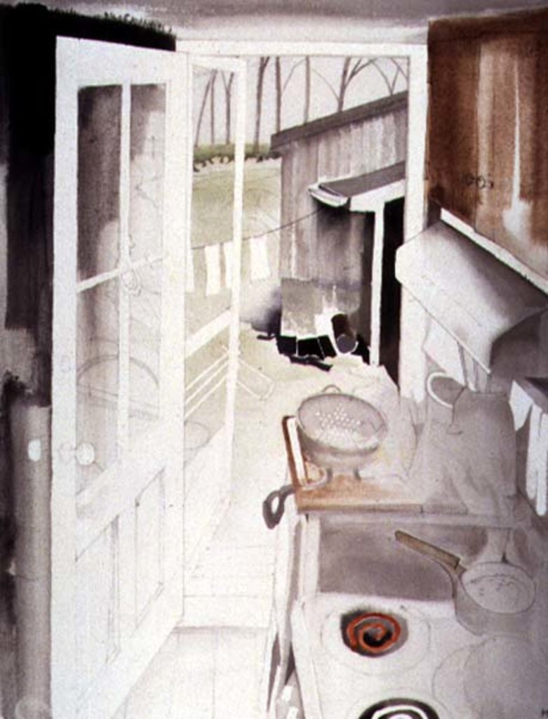 Detail of Cooker and Kitchen, Connecticut by Miles Thistlethwaite