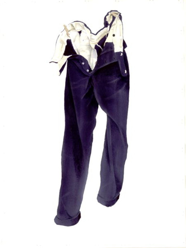 Detail of Blue Corduroy Trousers 2004 by Miles Thistlethwaite