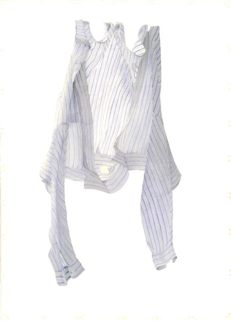 Detail of Stripy Blue Shirt in a Breeze, 2004 by Miles Thistlethwaite