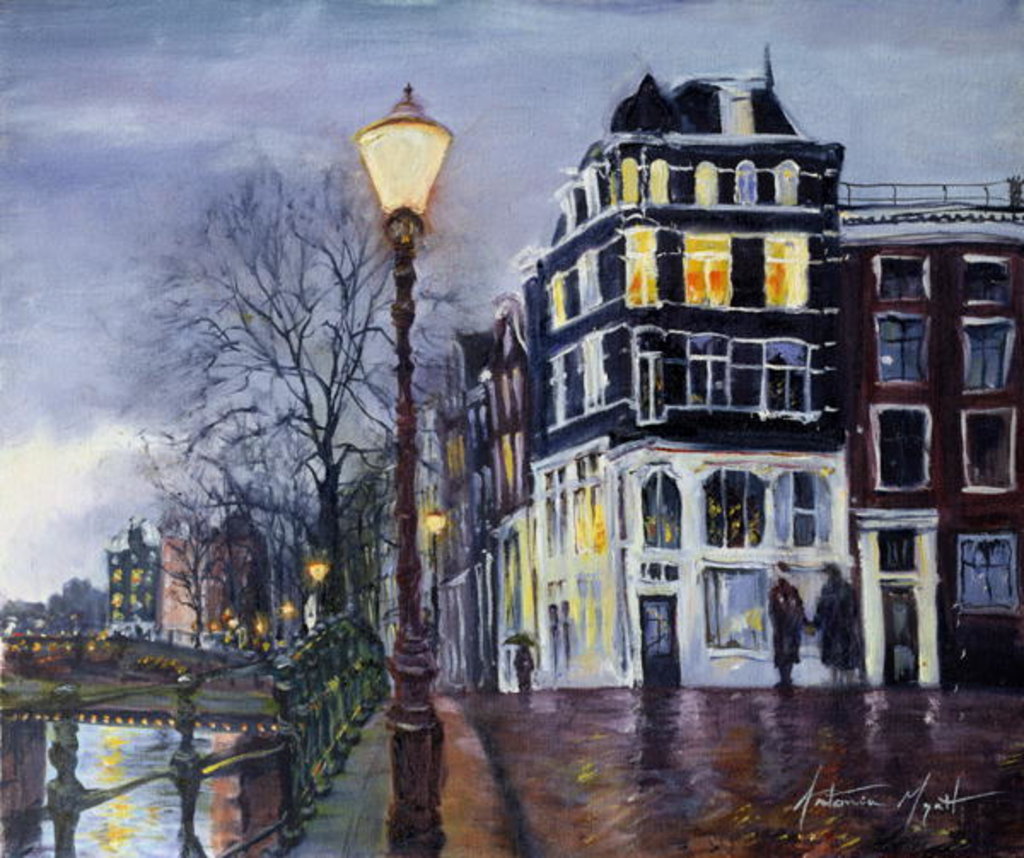 Detail of At Dusk, Amsterdam, 1999 by Antonia Myatt