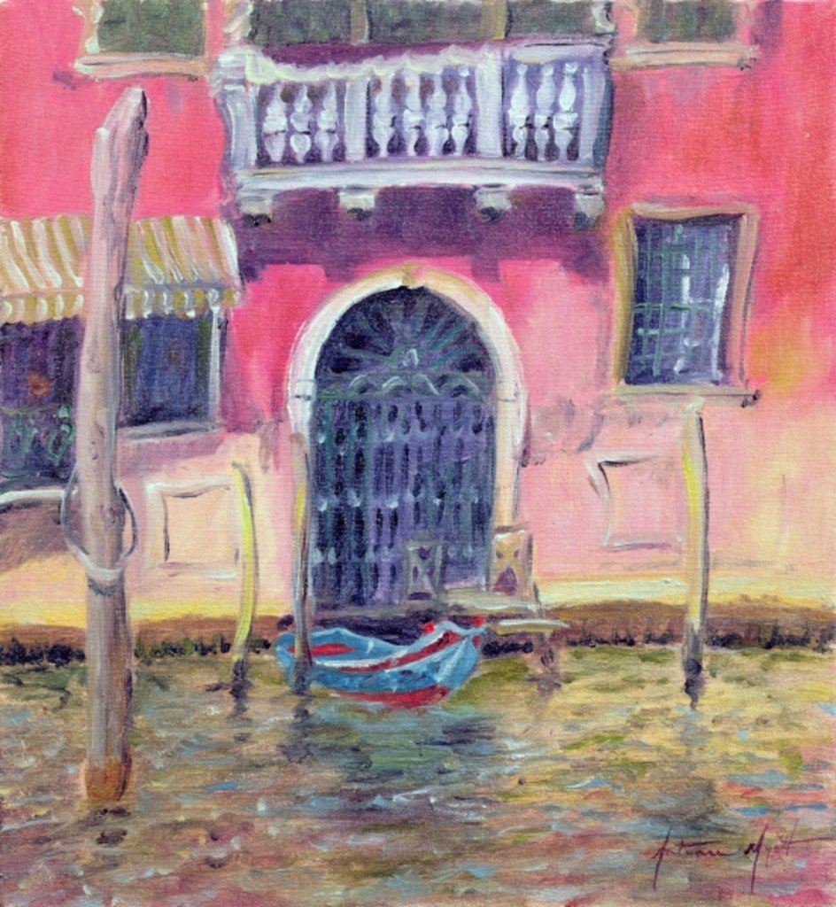Detail of Venetian Balcony, 2000 by Antonia Myatt
