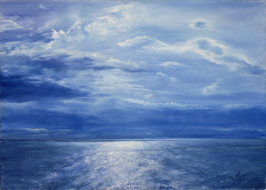 Detail of Deep Blue Sea, 2001 by Antonia Myatt