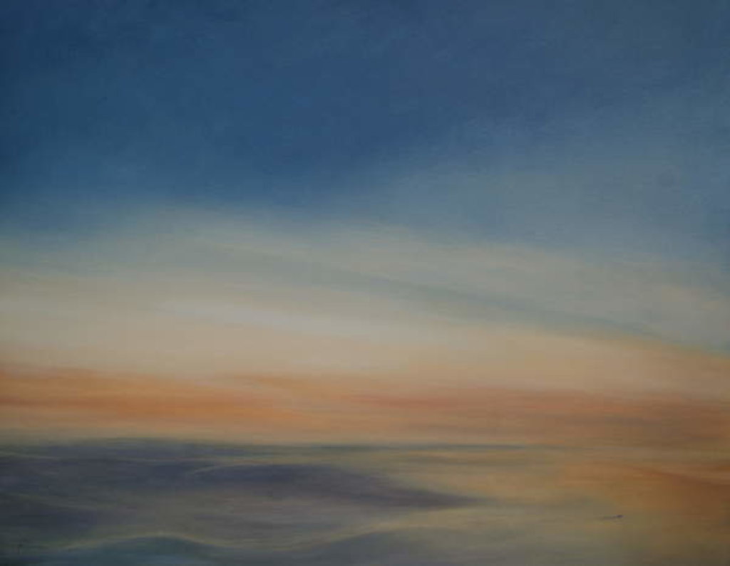 Detail of Lone Boat, Spain, 2014 by Antonia Myatt