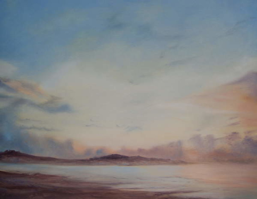 Detail of Instow Beach, Separation of the tide, 2014 by Antonia Myatt