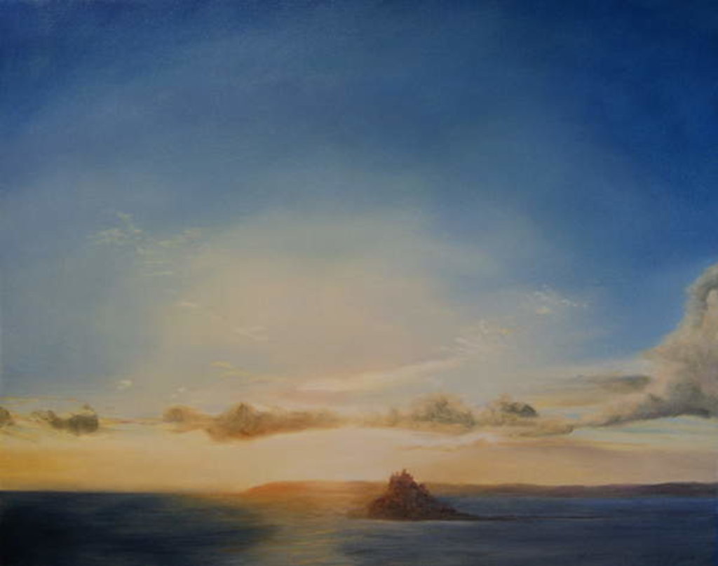 Detail of St. Michael's Mount, Cornwall, 2016 by Antonia Myatt