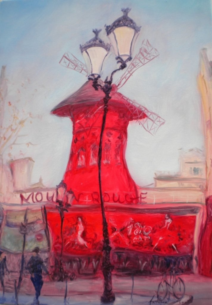 Detail of Moulin Rouge, 2010 by Antonia Myatt