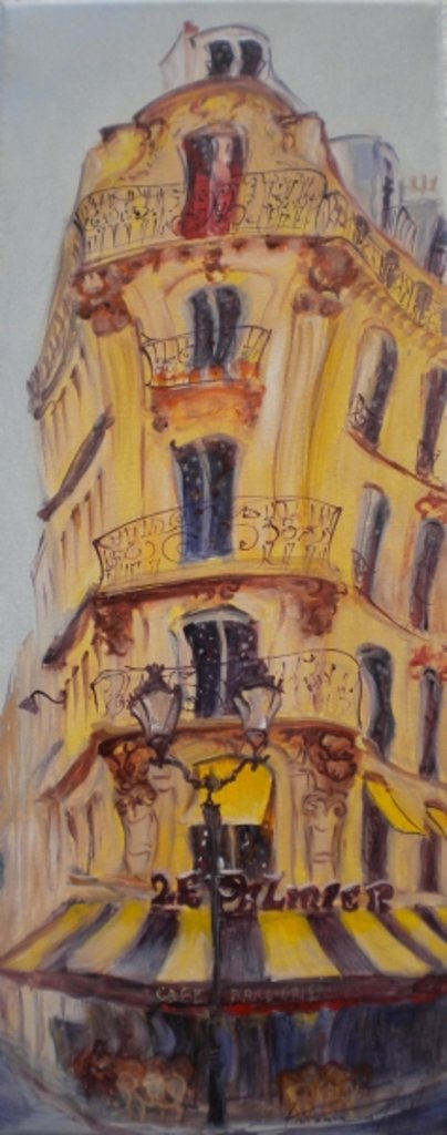 Detail of Cafe Le Palmier, 2010 by Antonia Myatt