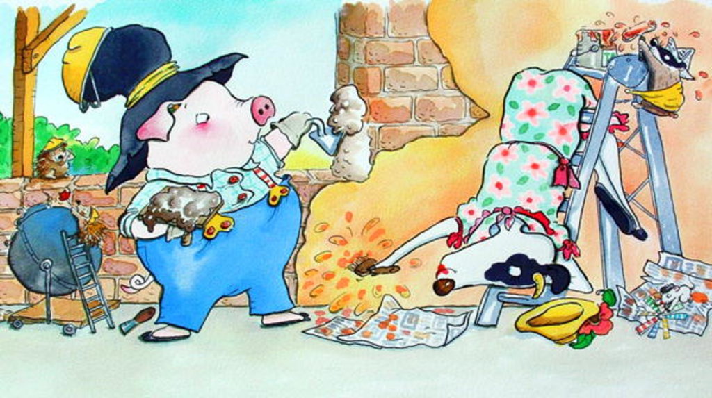 Detail of Building a house by Maylee Christie