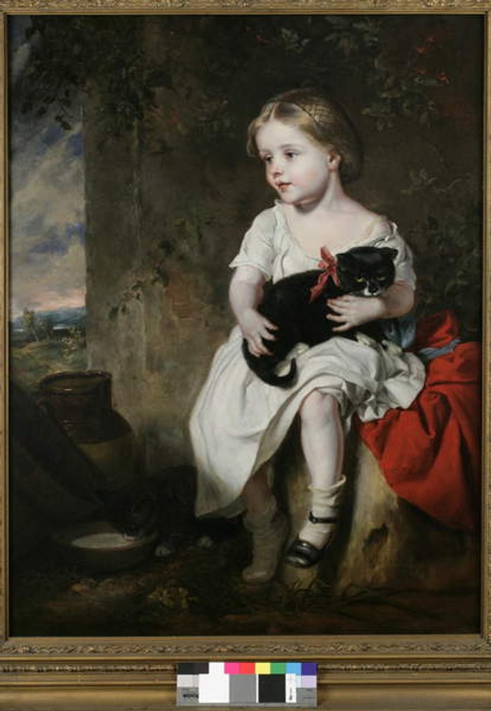 Detail of The Pet, 1853 by John Thomas Peele