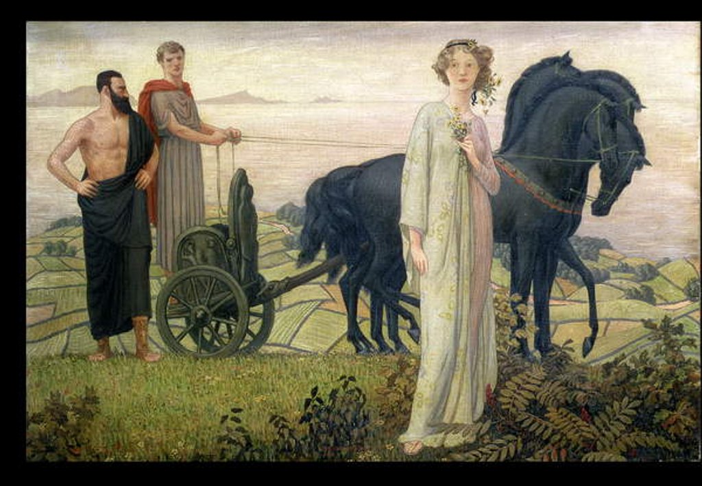 Detail of Pluto and Proserpine, 1914 by Henry Bryson Burroughs