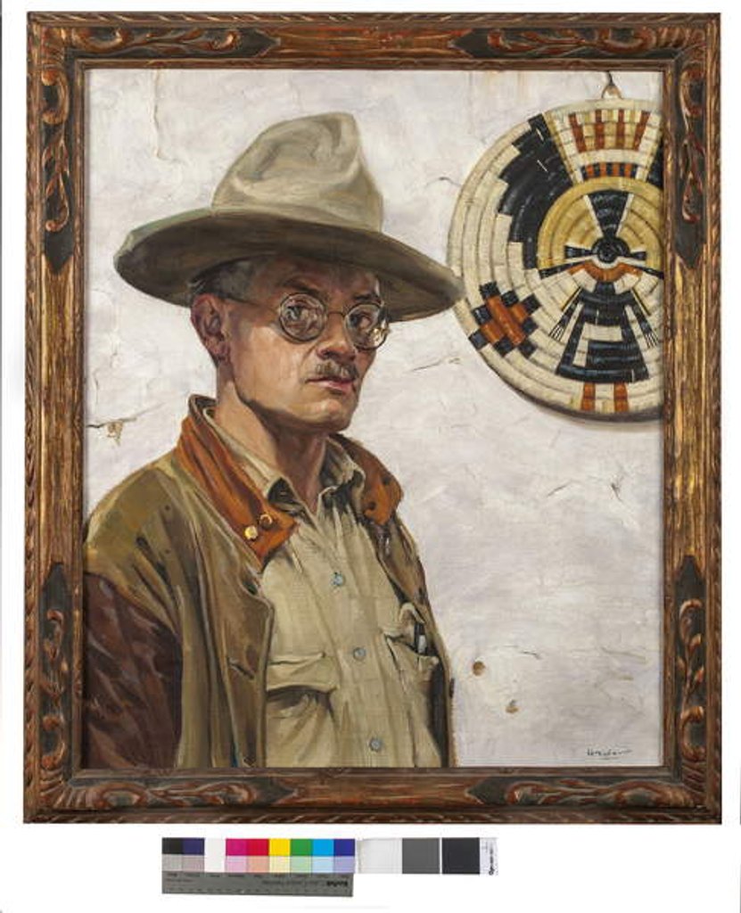 Detail of Self Portrait by Walter Ufer