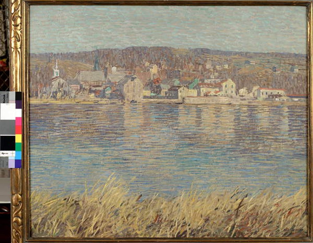 Detail of Across the River by Robert C. Spencer