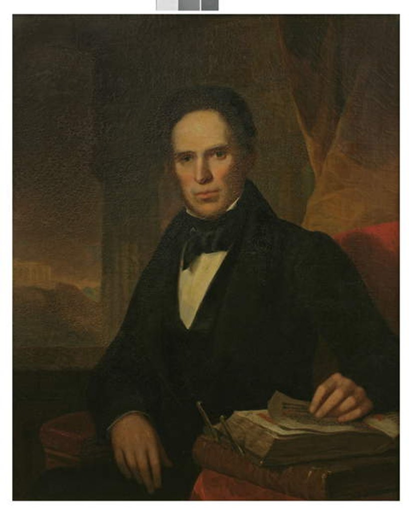 Detail of Ithiel Town by Nathaniel Jocelyn