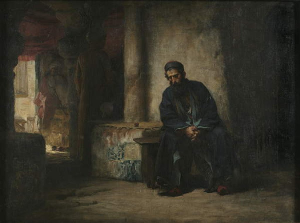 Detail of Oriental Interior, 1882 by Frederick Arthur Bridgman