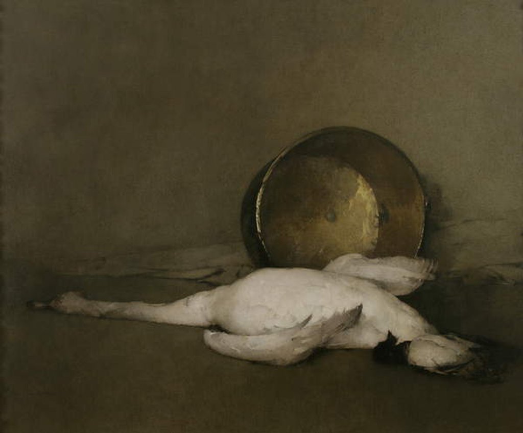 Detail of The Wild Swan, 1902 by Emil Carlsen