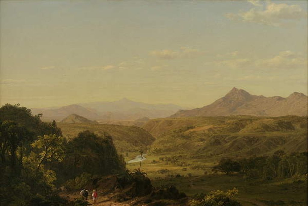 Detail of Scene Among the Andes, 1854 by Frederic Edwin Church