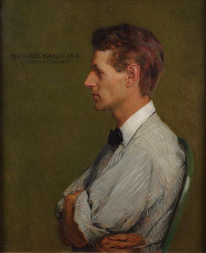 Detail of Maxfield Parrish, 1905 by Kenyon Cox