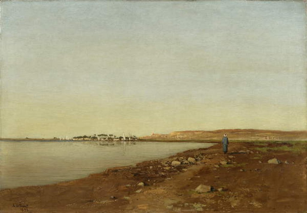 Detail of Coast Scene, 1892 by Lockwood de Sr. Forest