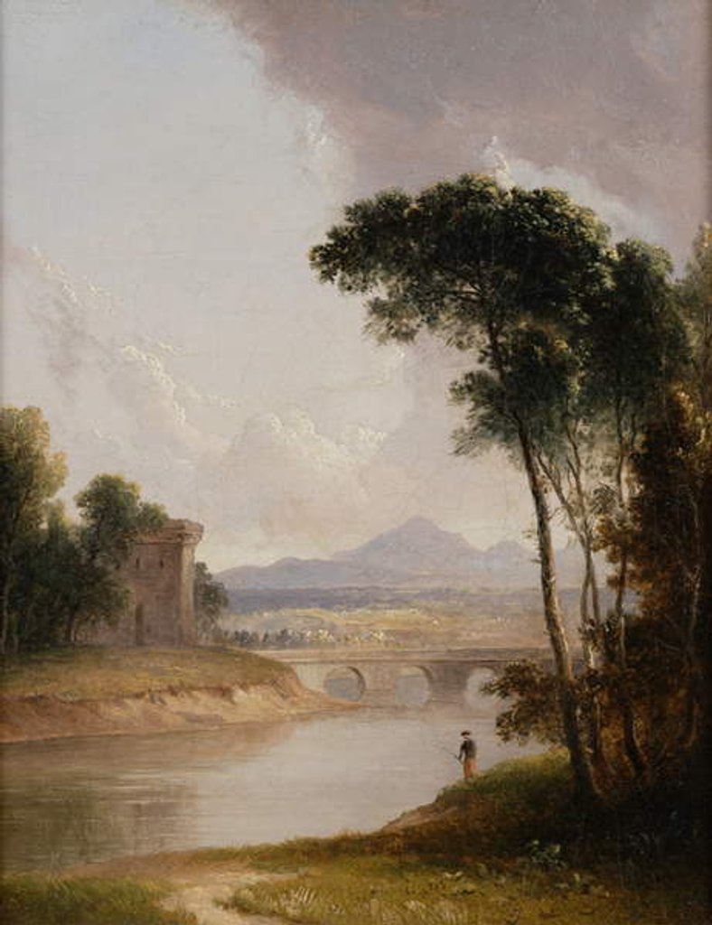 Detail of Landscape by Thomas Doughty