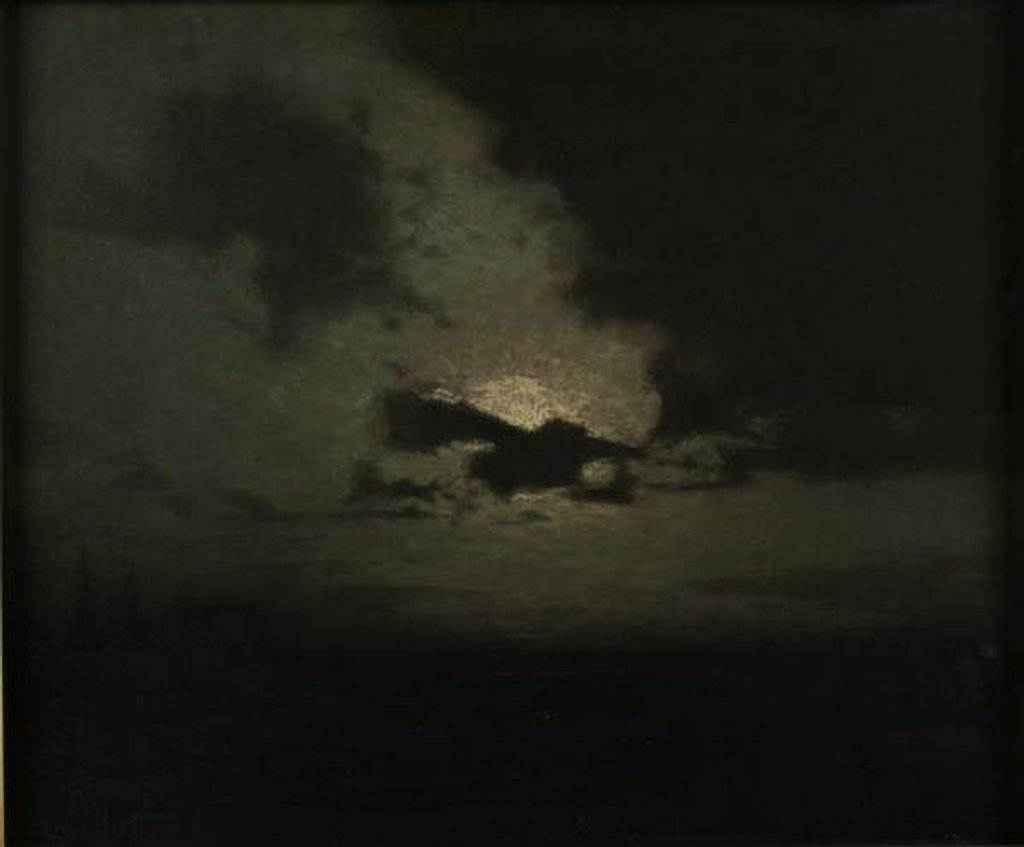 Detail of The Hidden Moon, c.1907 by Birge Harrison