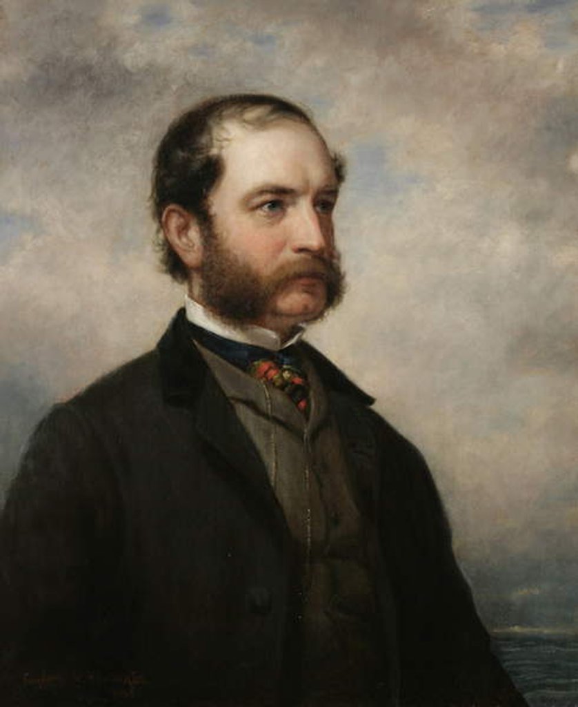 Detail of James Augustus Suydam, N.A., 1862 by Daniel Huntington