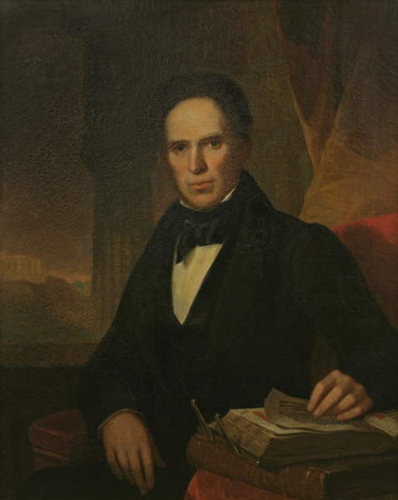 Detail of Ithiel Town by Nathaniel Jocelyn