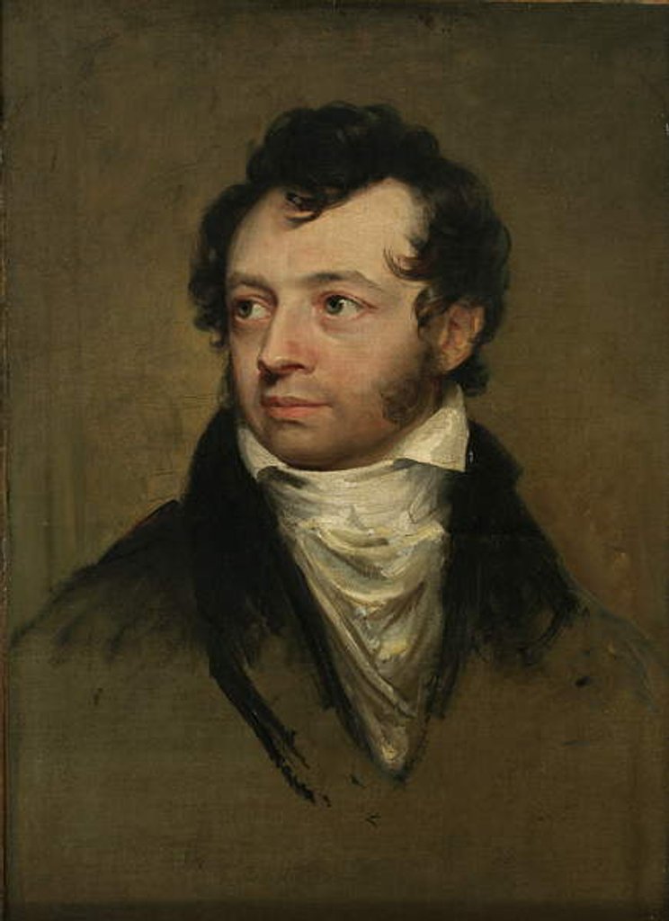 Detail of Washington Allston by Charles Robert Leslie