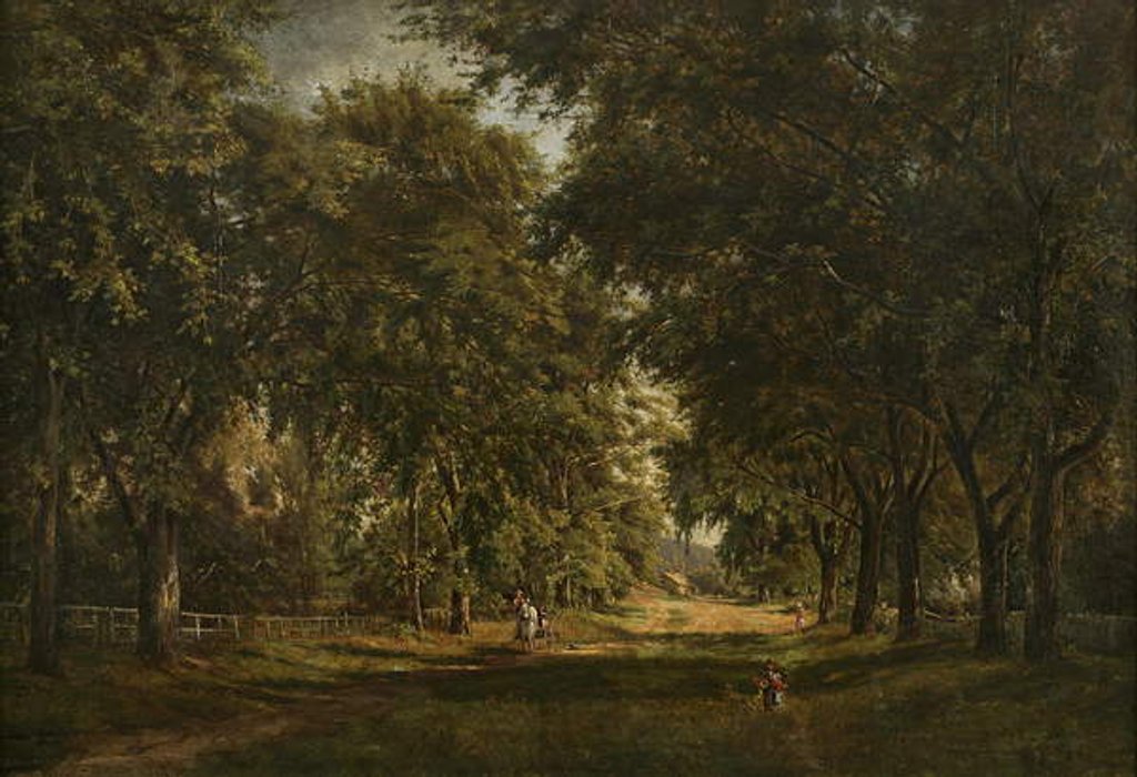 Detail of Landscape by Charles Henry Miller