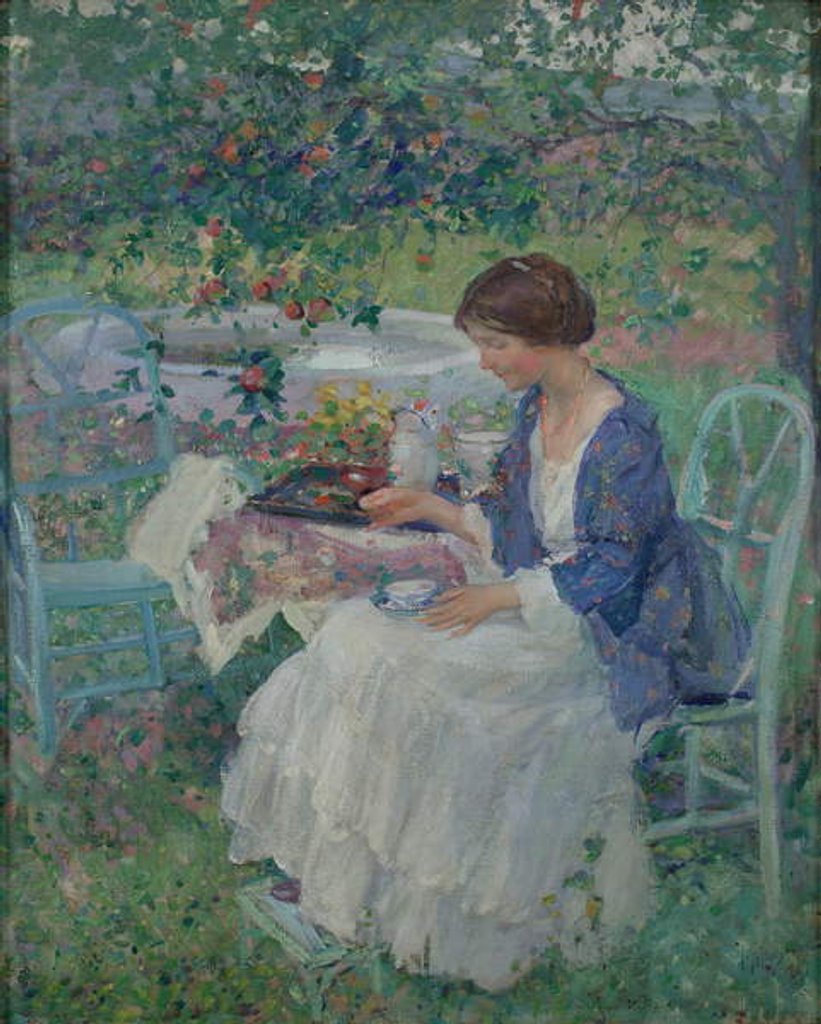 Detail of A Gray Day, 1910-11 by Richard Emil Miller